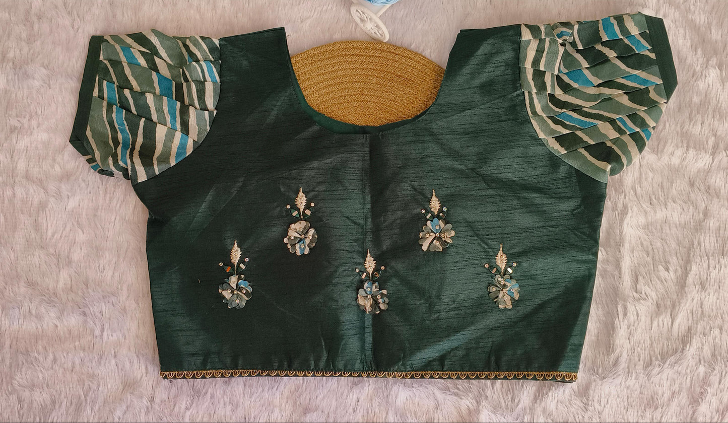 Leheriya Print Georgette Saree