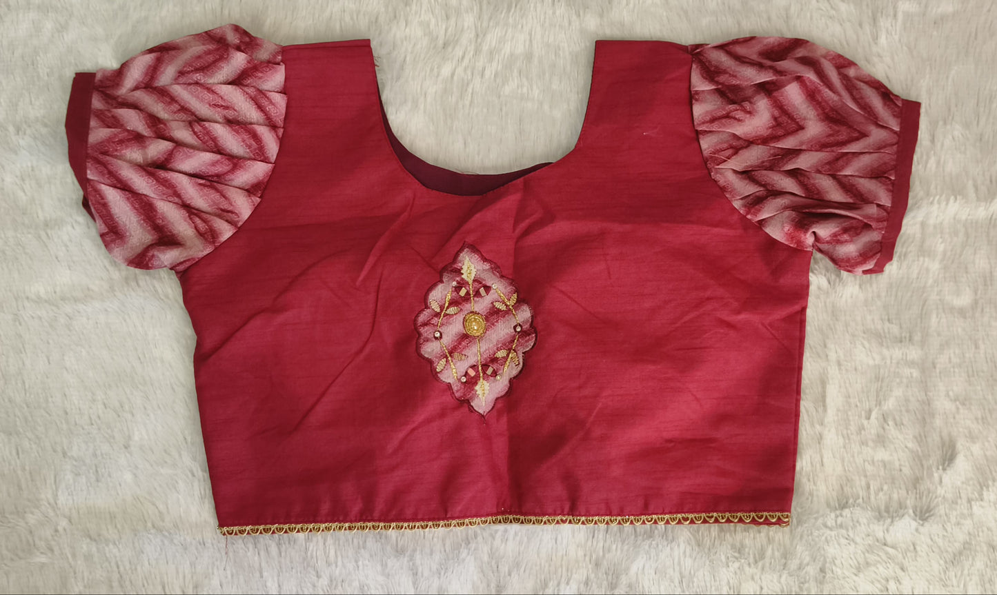 Leheriya Print Georgette Saree