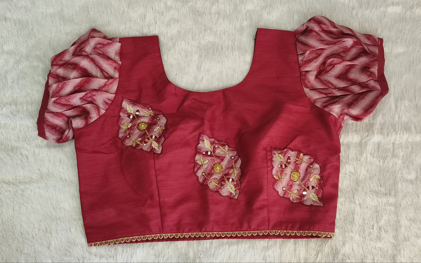 Leheriya Print Georgette Saree