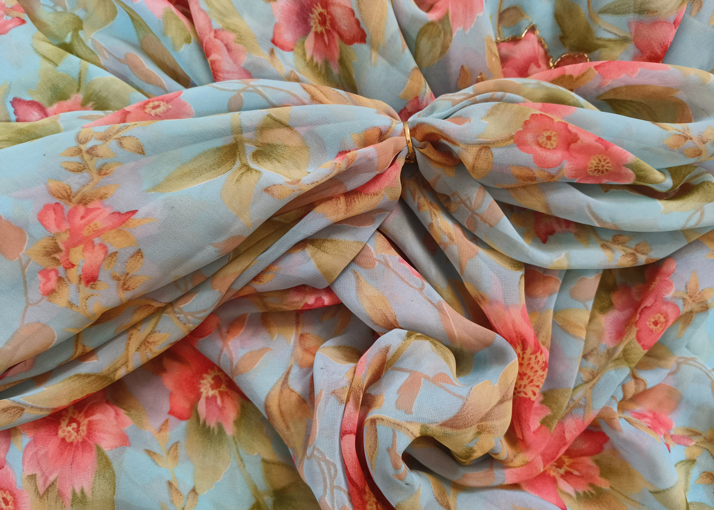 Very Soft Georgette Digital Printed Saree